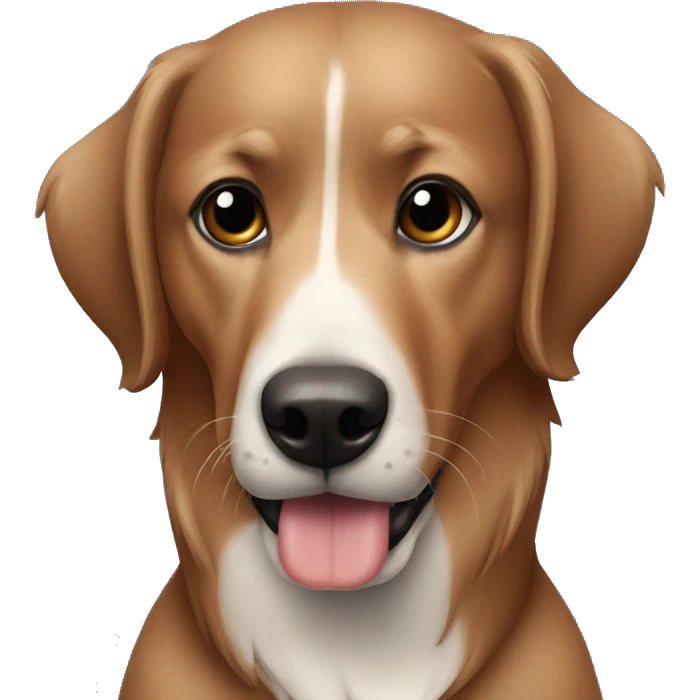 Perro salchicha de pelo duro emoji