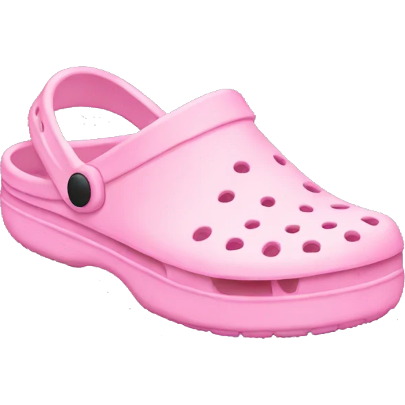 light pink Crocs emoji