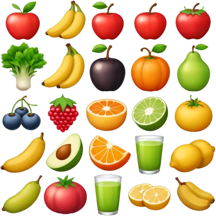 Beautiful foods emoji