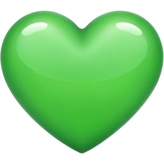Can u make this love heart in the colour green “💗” emoji
