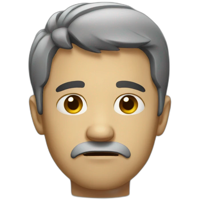 sad man emoji