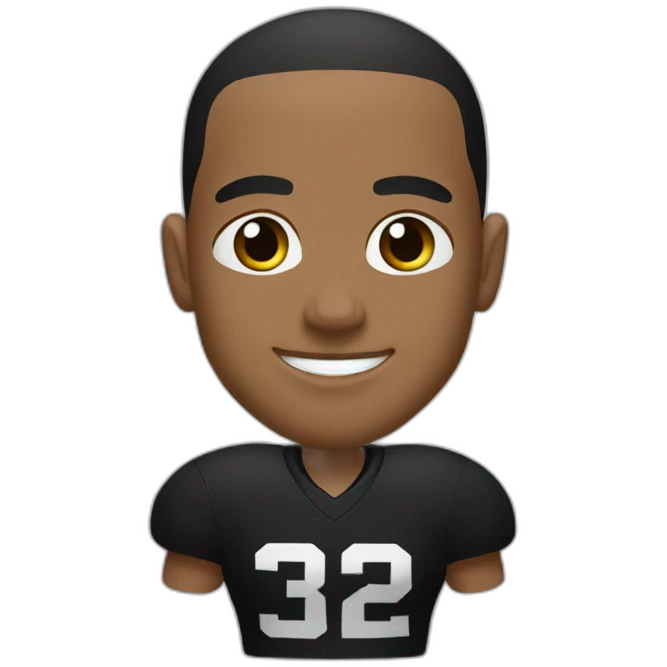 Aaron smith with black jersey  emoji