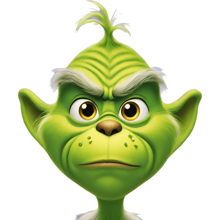 The grinch  emoji