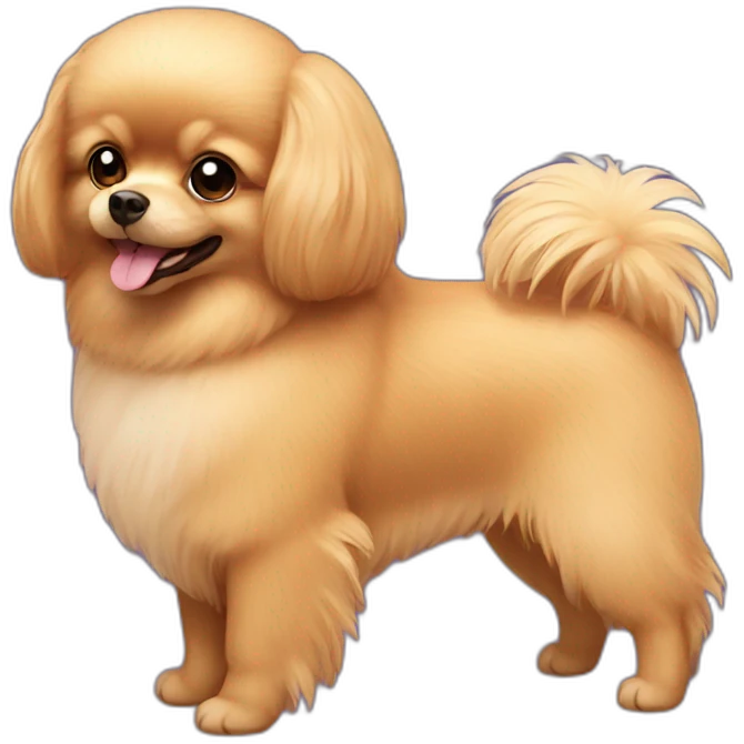 Pomeranian poodle emoji