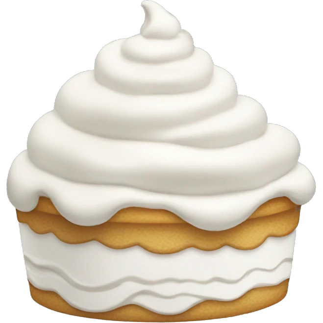 Whipped cream emoji