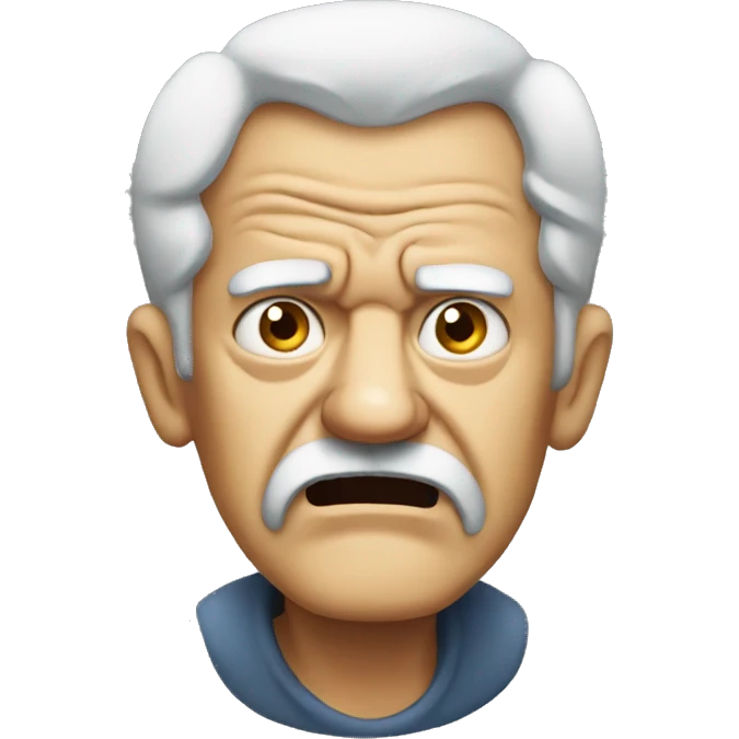 angry old man emoji