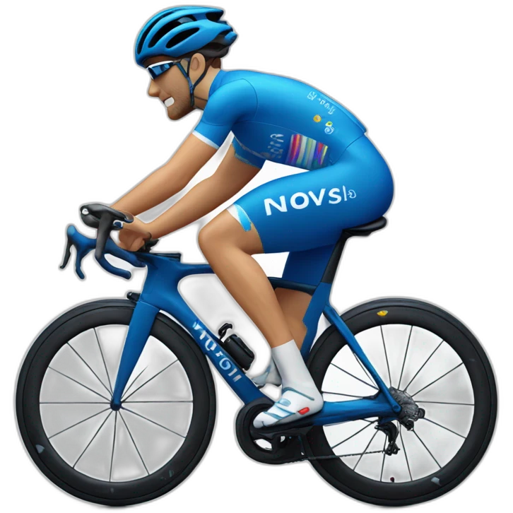 Novo Nordisk cyclist  emoji