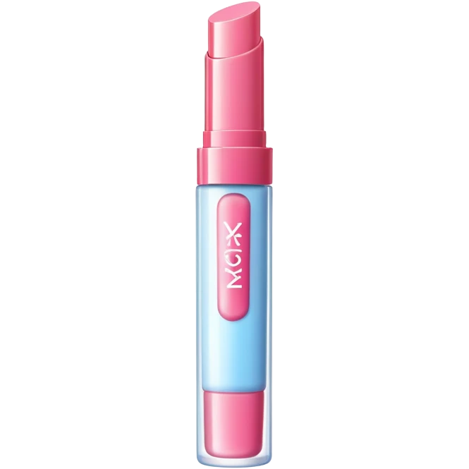 Y2K lip gloss tube emoji