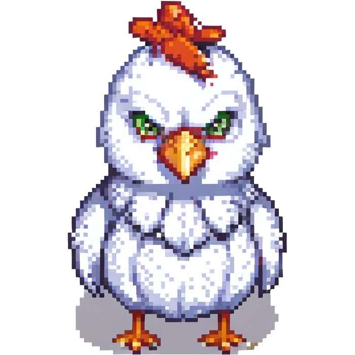 angry little chicken emoji