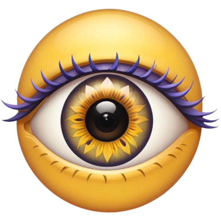 ⚠️ with an eye in it emoji