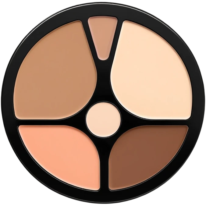 NYX Professional Makeup 3 Steps(circle)to Sculpt Face Sculpting Palette  emoji