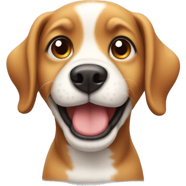 Cute dog emoji