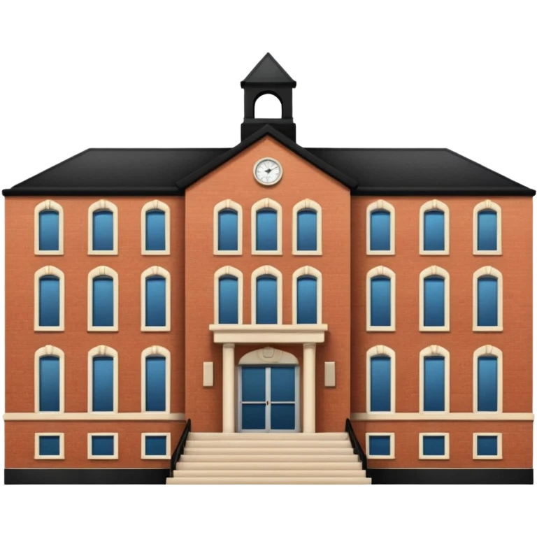 A fancy high school facing the front emoji