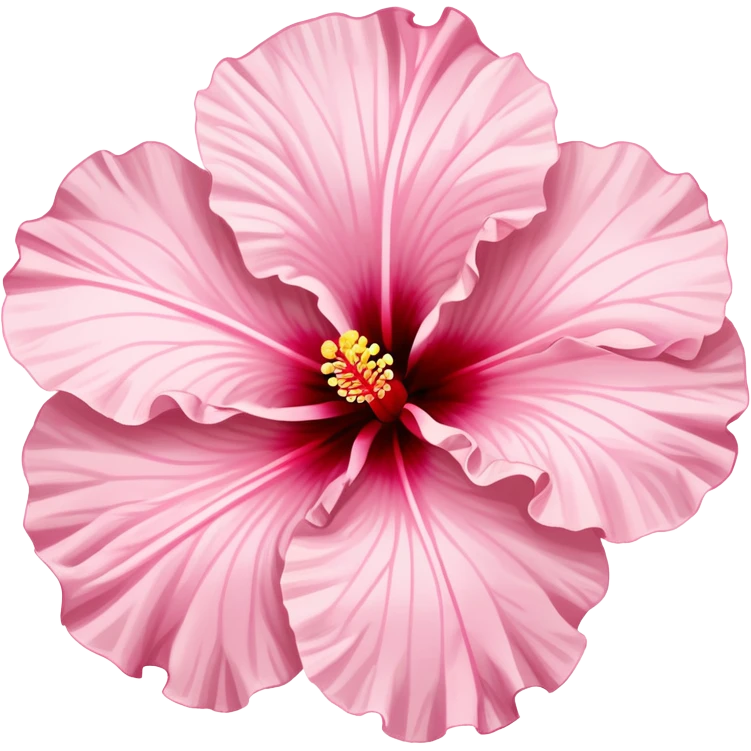 Light pink hibiscus  emoji