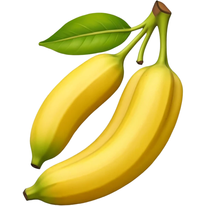 Crear un emoticón que tenga que ver con una variedad de Cambures , y que la paleta de colores sea la siguiente: Rojo Carmín, Amarillo, Amarillo Crema y Verde Pasto emoji