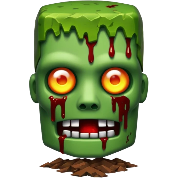 Zombie  minecraft  emoji