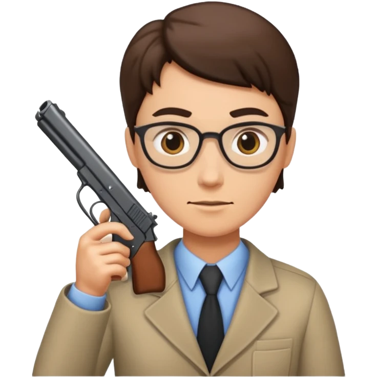 Teacher with a gun emoji