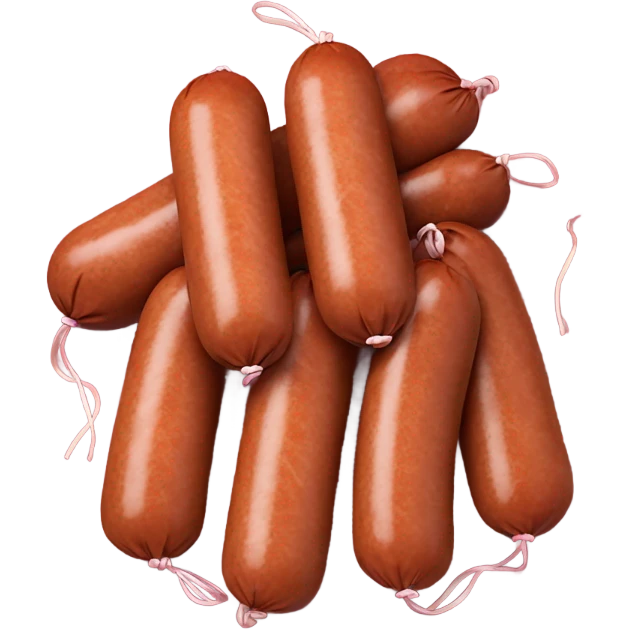 Tied sausage emoji