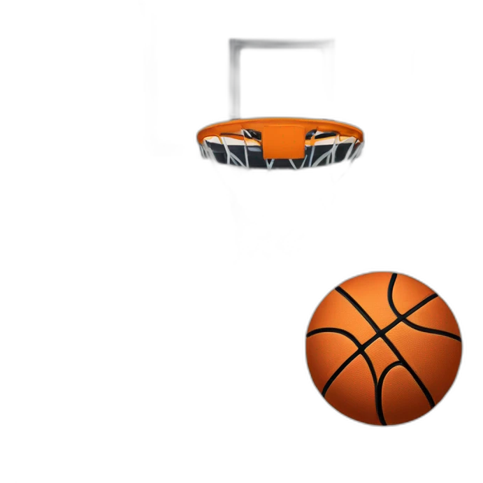 Basketball hoop emoji