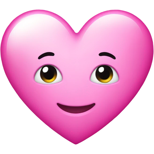 Pink heart emoji emoji