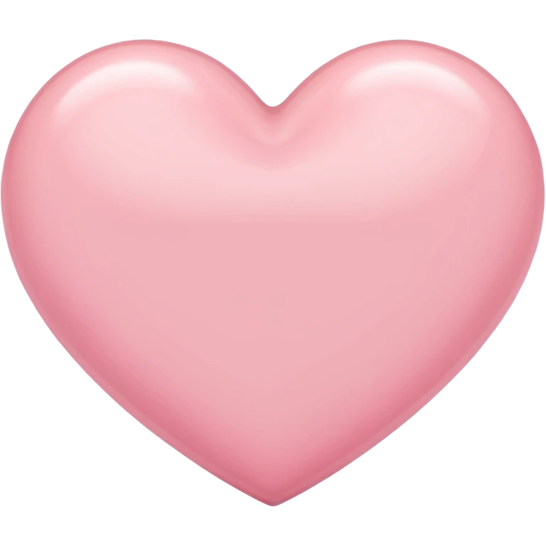 light pink heart emoji