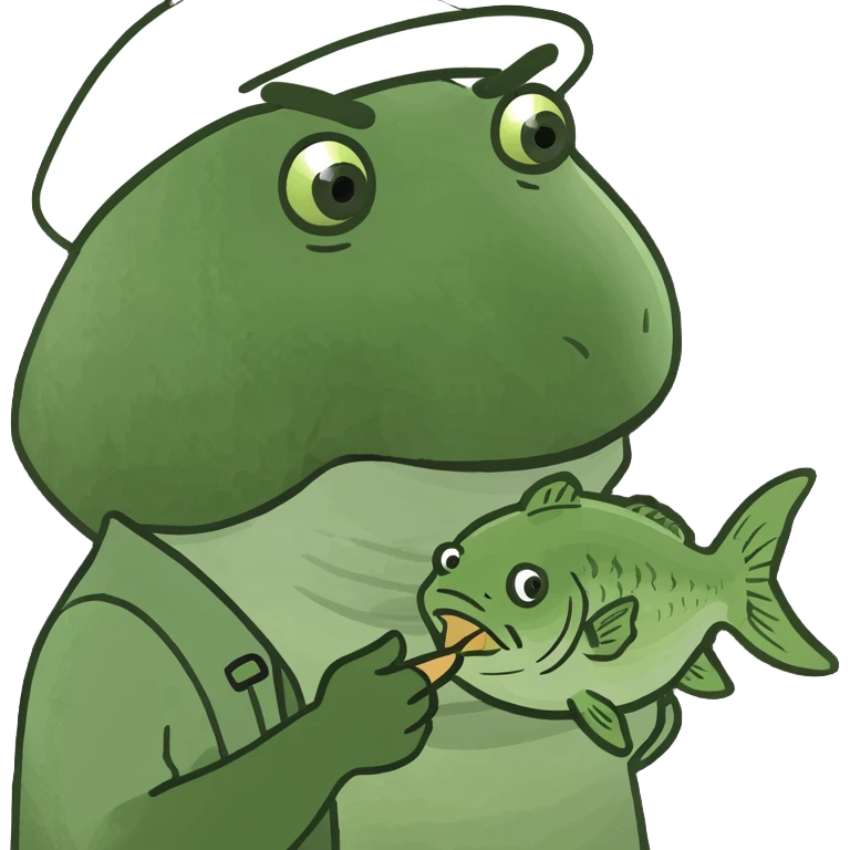 a fisherman holding a fish emoji