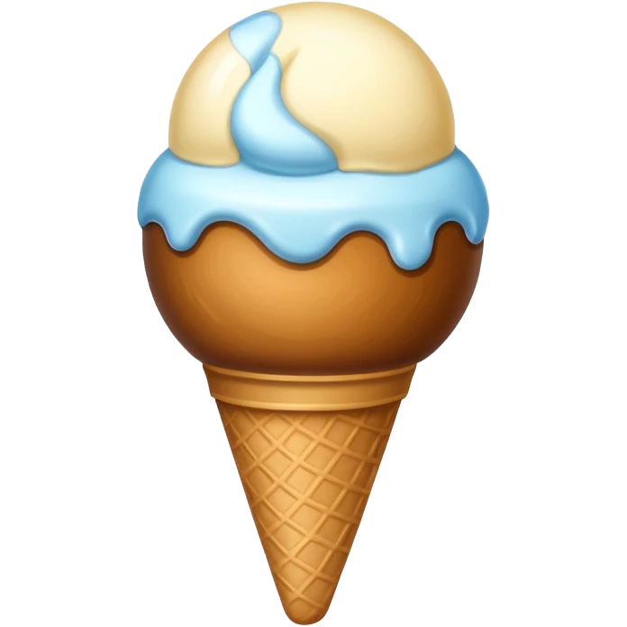 Ice cream ball emoji