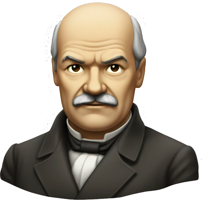 Lenin's face winking emoji
