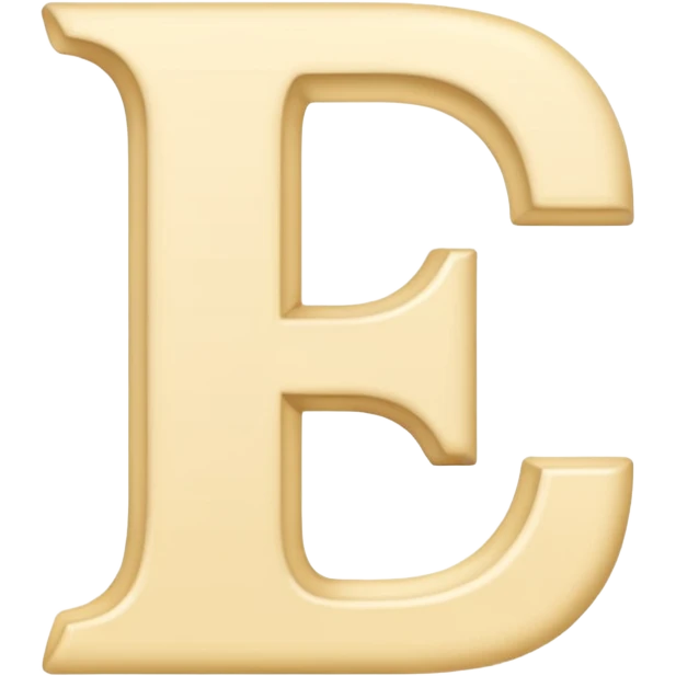 Letter Cream-colored emoji