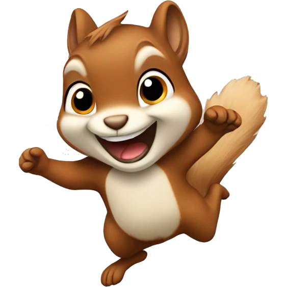 jumping squirrel emoji