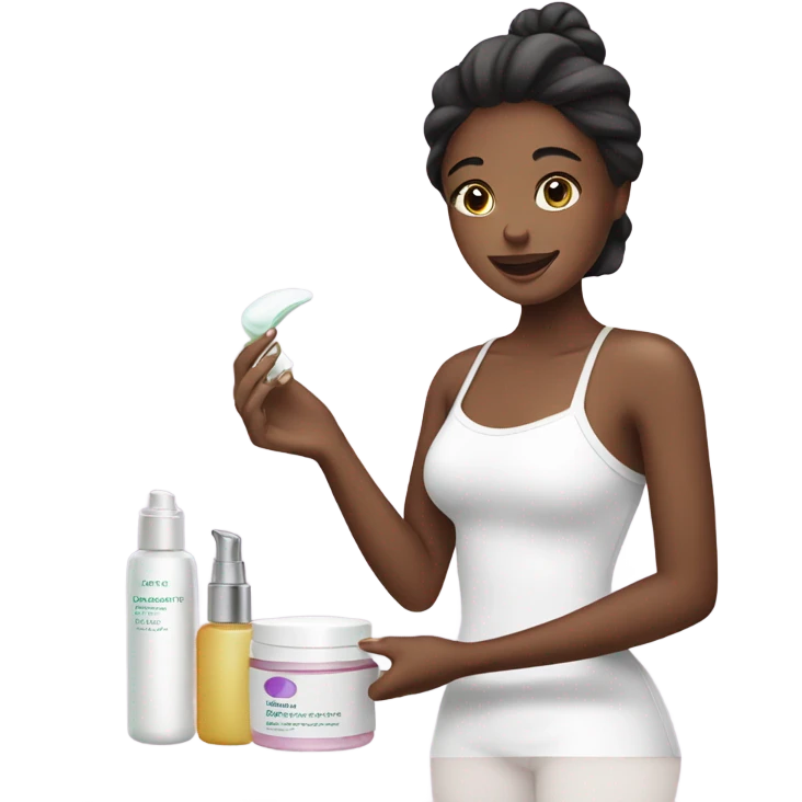 Girl with Skincare emoji