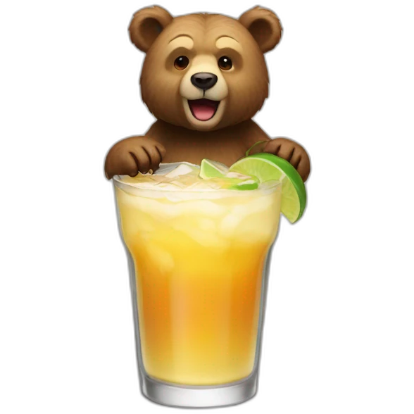 bear drink tyoda emoji