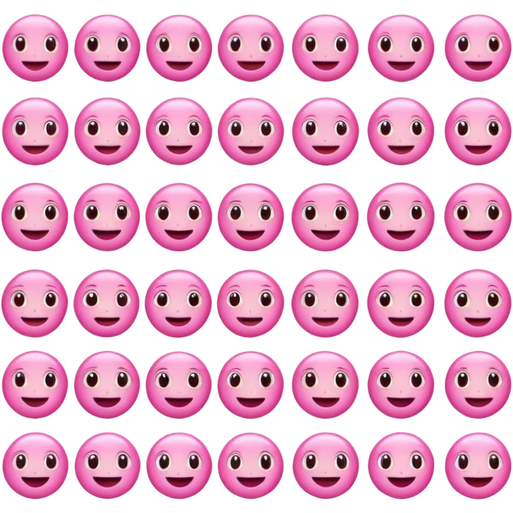 Pink emojis emoji