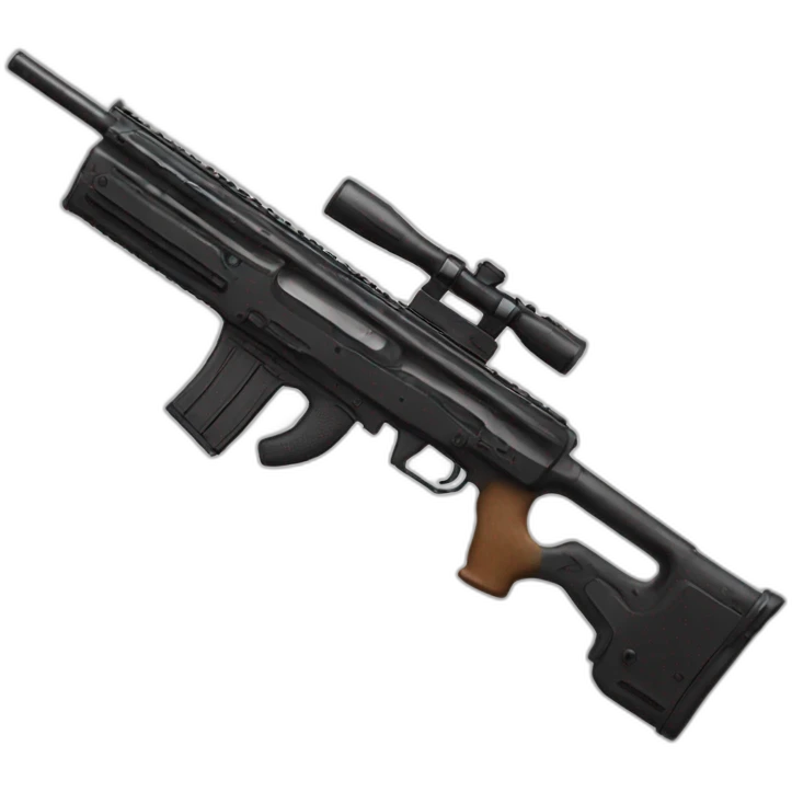 Bullpup rifle emoji