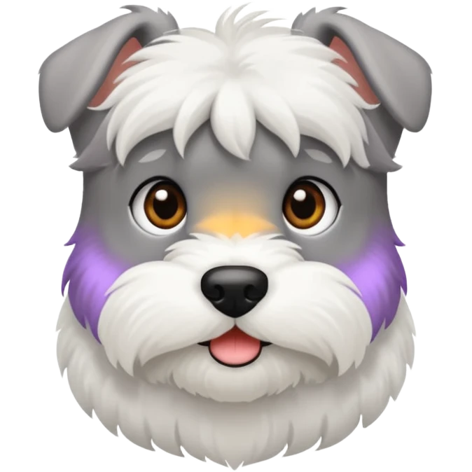 schnauzerwhite mini schnauzer emoji