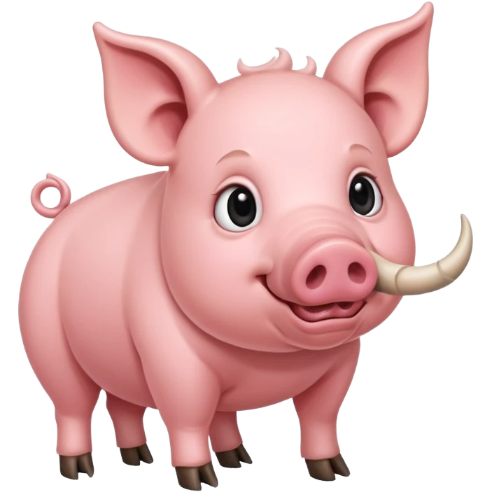 mythical pig emoji