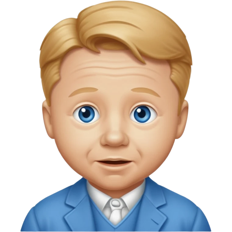Mickey Rooney with blue eyes emoji