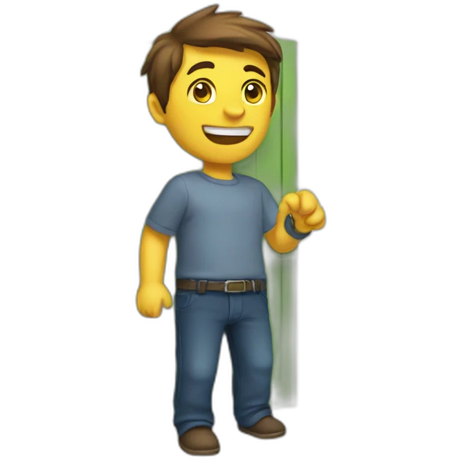Chat qui porte une porte  emoji