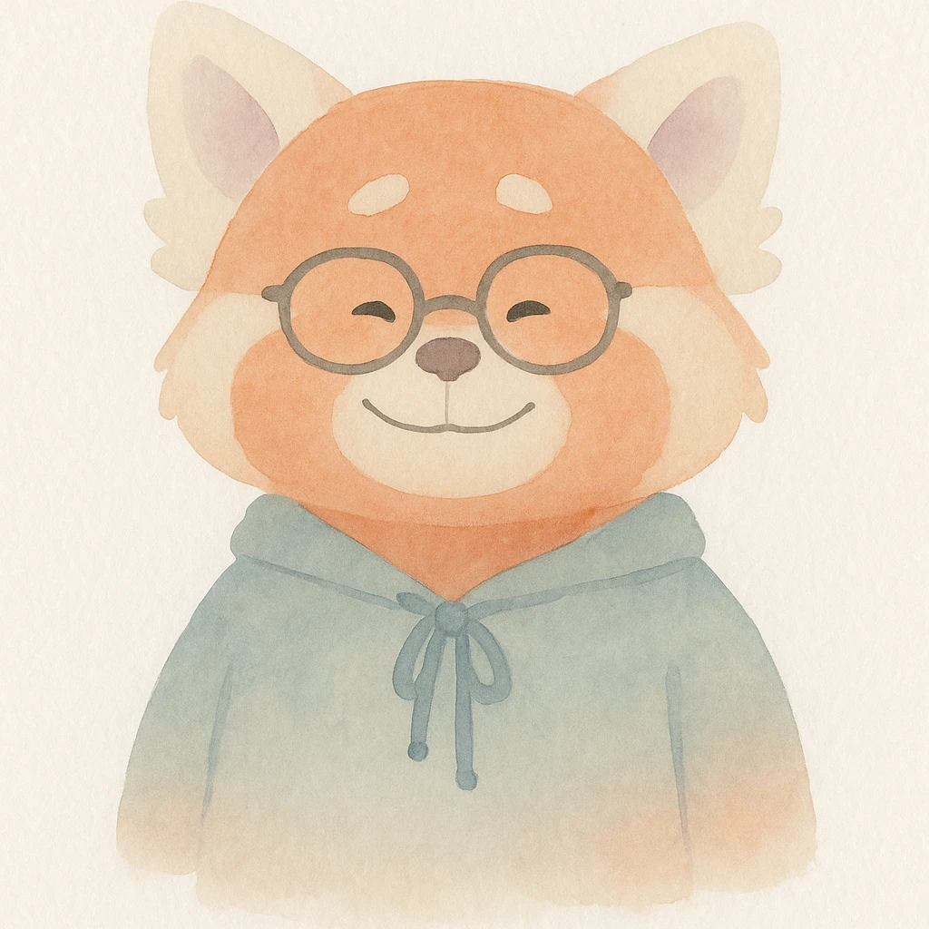 Mei Mei from Turning Red in watercolor art style illustration emoji