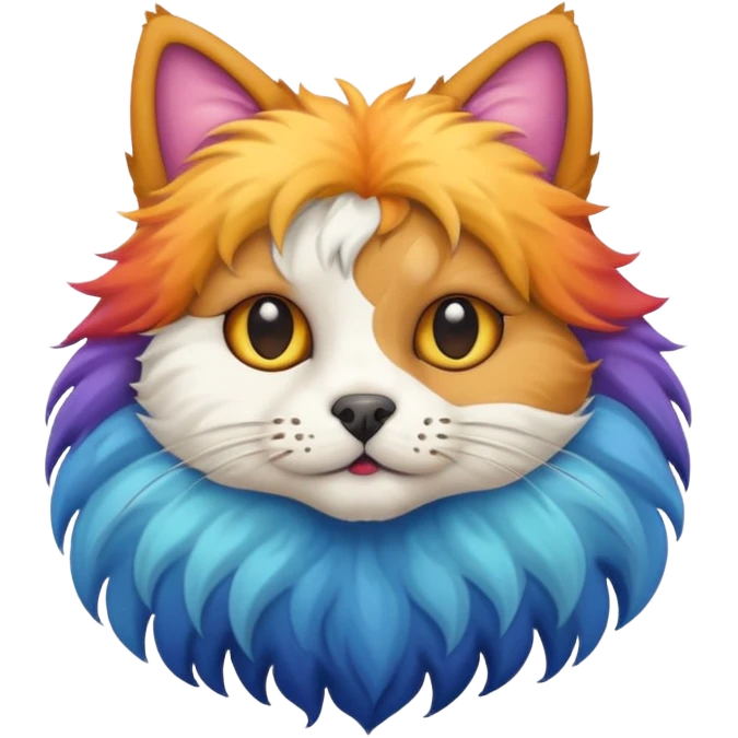 cat and dog one body emoji