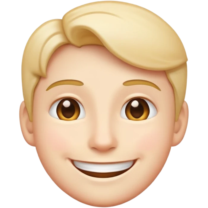 Use my face but in a normal emoji just smiling  emoji