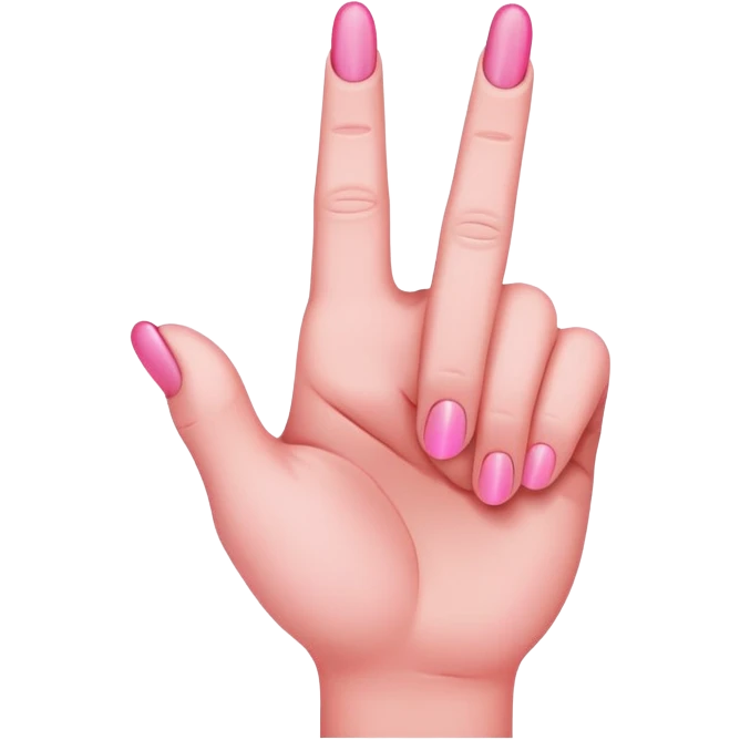 pink middle finger emoji
