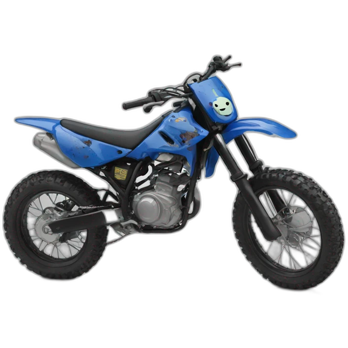 zombie sur un cross yz emoji