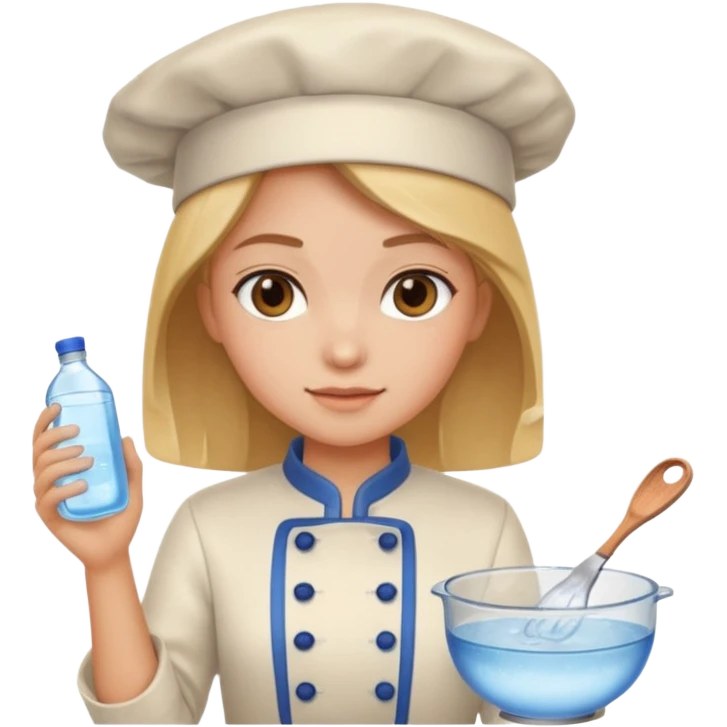 girl cooking water emoji