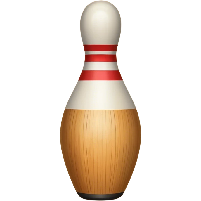 a bowling pin emoji