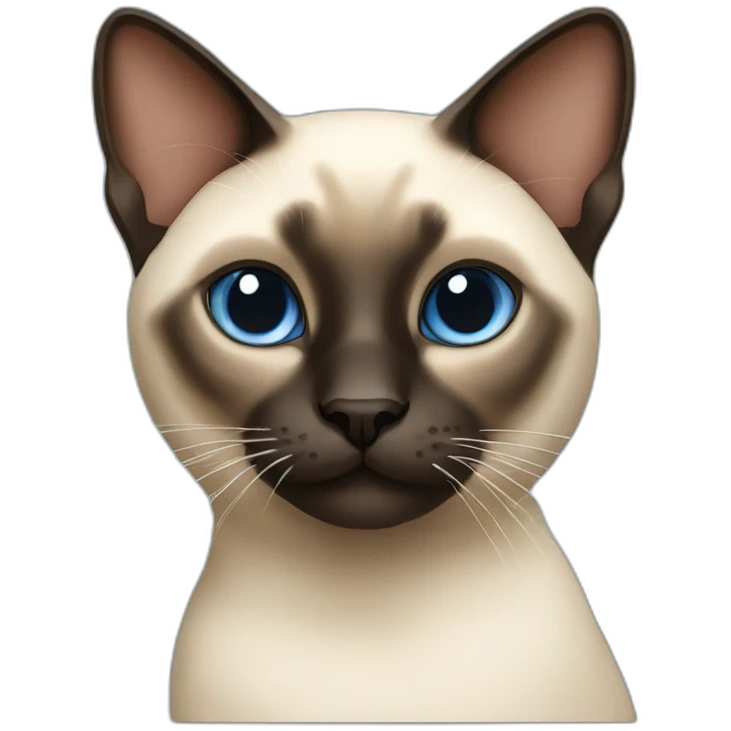 Siamese cat emoji