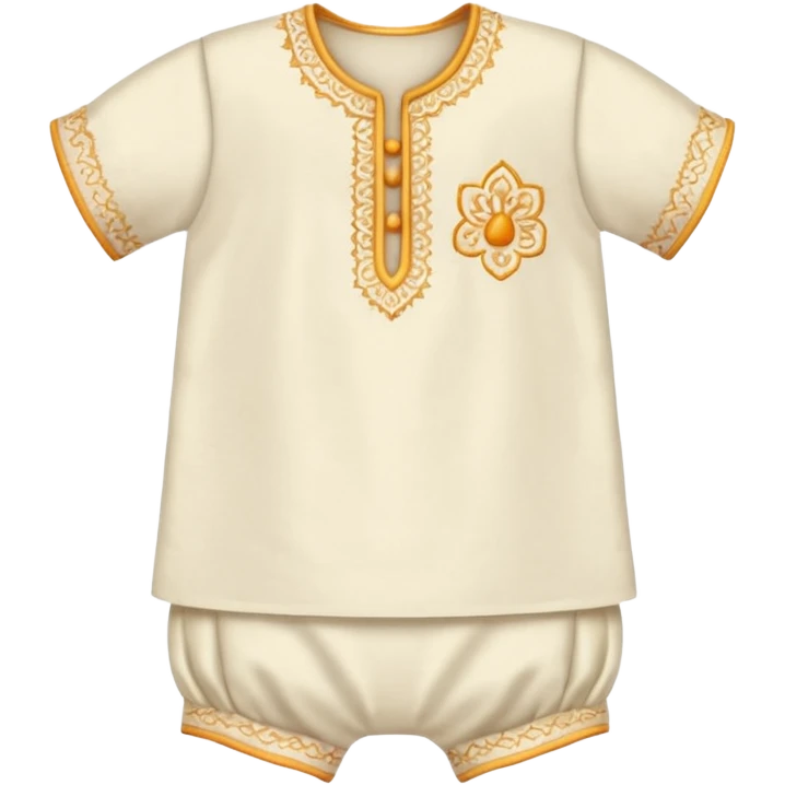 kurta with diaper emoji