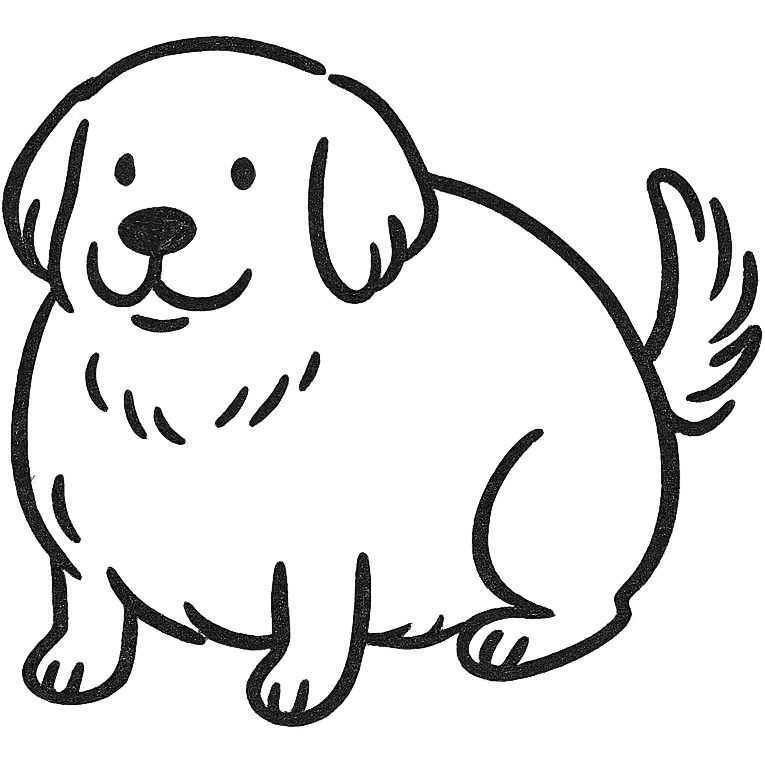 fat golden retriever emoji