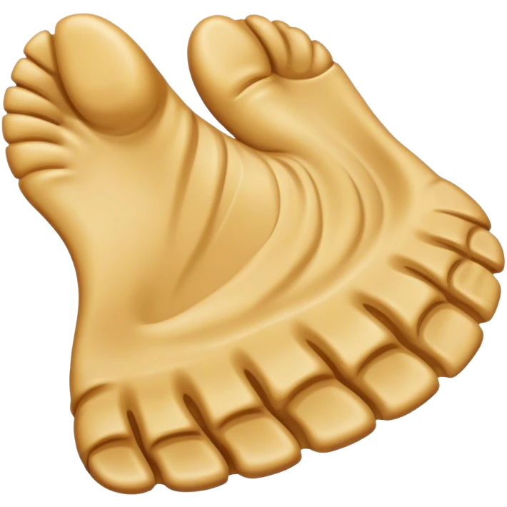 wrinkled sole emoji