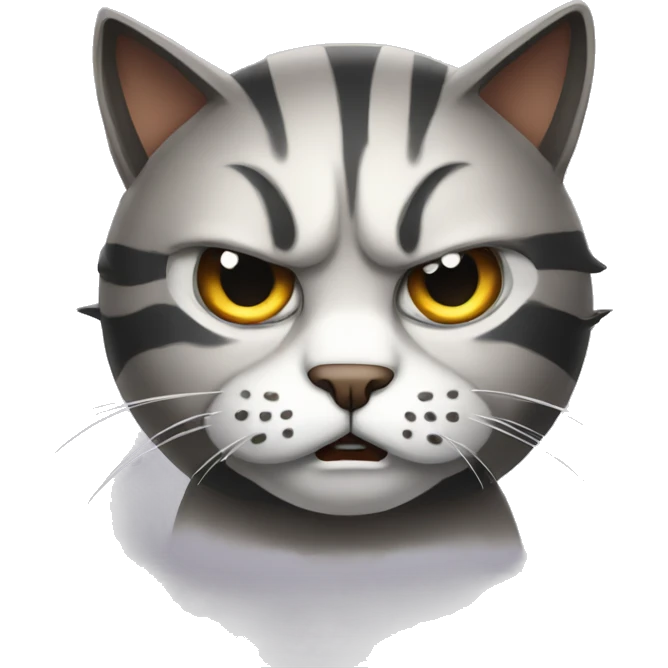 Angry cat emoji